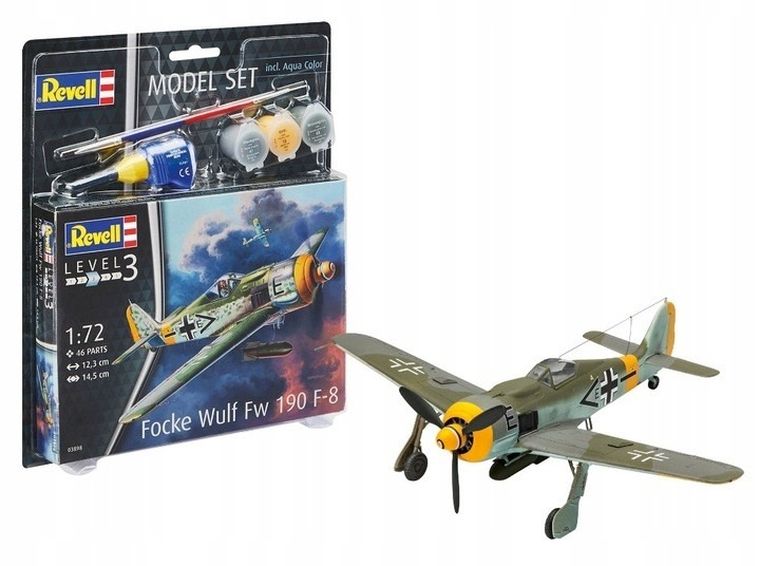 Revell, Focke Wulf Fw190 F-8, model do sklejania, 1:72