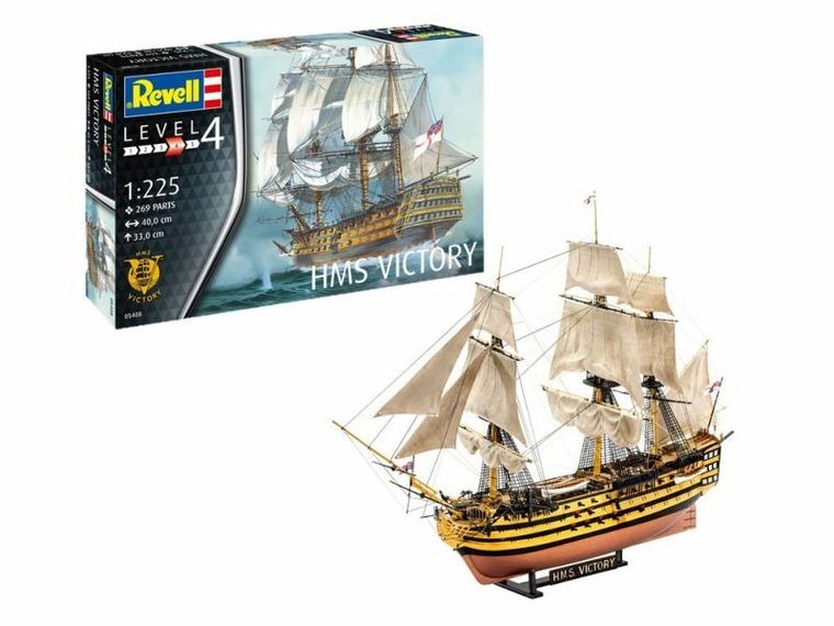 Revell, H.M.S. Victory, statek do sklejania, 1:146