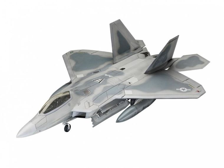 Revell, Lockheed Martin F-22A Raptor, samolot, model do sklejania