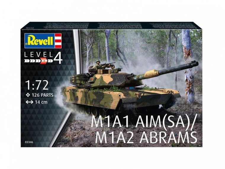 Revell, M1A2 Abrams, model do składania, 1:72