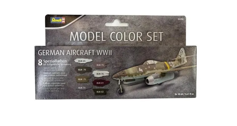 Revell, Model Color Set, German Aircraft WW II, zestaw farb