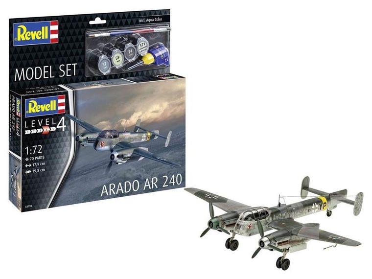 Revell, Model Set. Arado Ar 240, model do sklejania