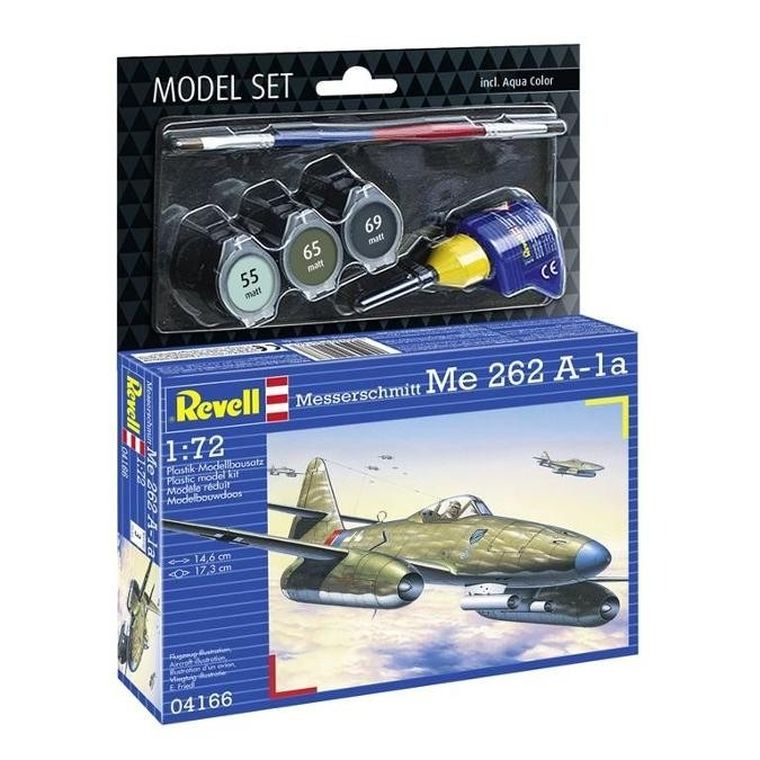 Revell, Model Set, Messerschmitt Me 262 A-1a, model do sklejania z farbami