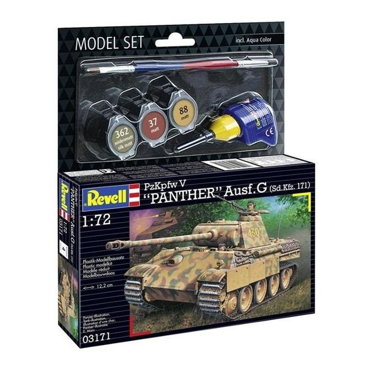 Revell, Model Set, PzKpfw V PANTHER Ausf.G (Sd.Kfz. 171), model do sklejania