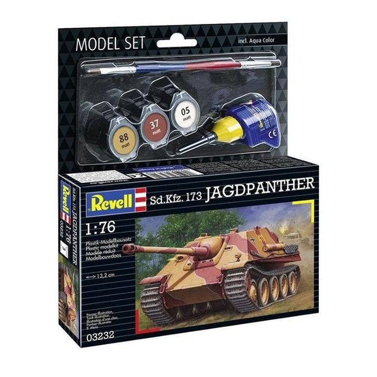 Revell, Model Set, Sd.Kfz. 173 Jagdpanther, model do sklejania