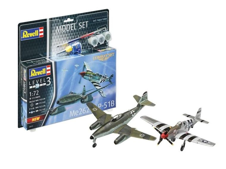 Revell, P-51B Mustang, model do sklejania, 1:72