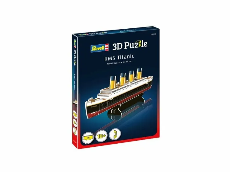 Revell, RMS Titanic, puzzle 3D, 30 elementów
