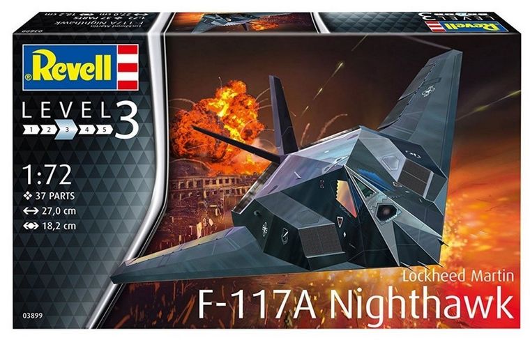 Revell, Samolot F-117 Stealth Fighter, model do sklejania