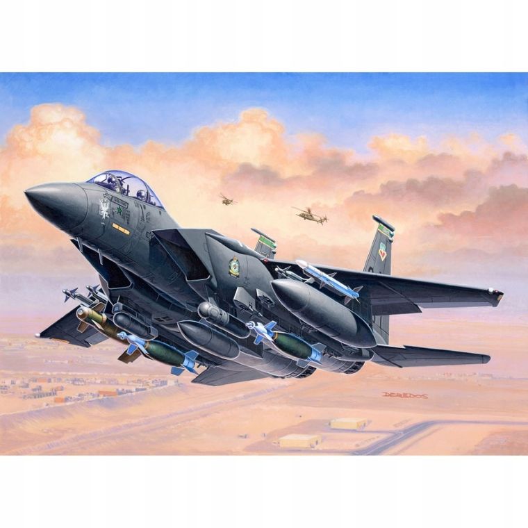 Revell, Samolot F-15E Strike Eagle & Bombs, model do sklejania