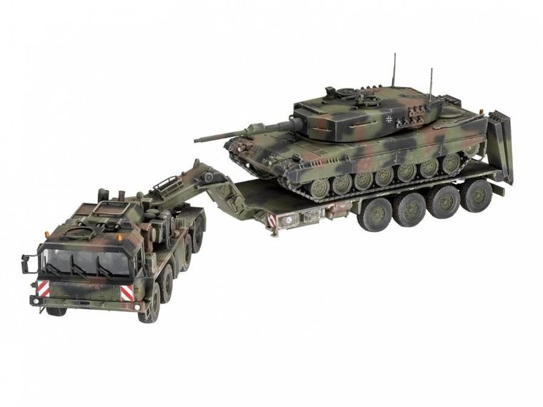 Revell, SLT 50-3 Elefant + Leopard 2A4, model do sklejania, 2 szt.