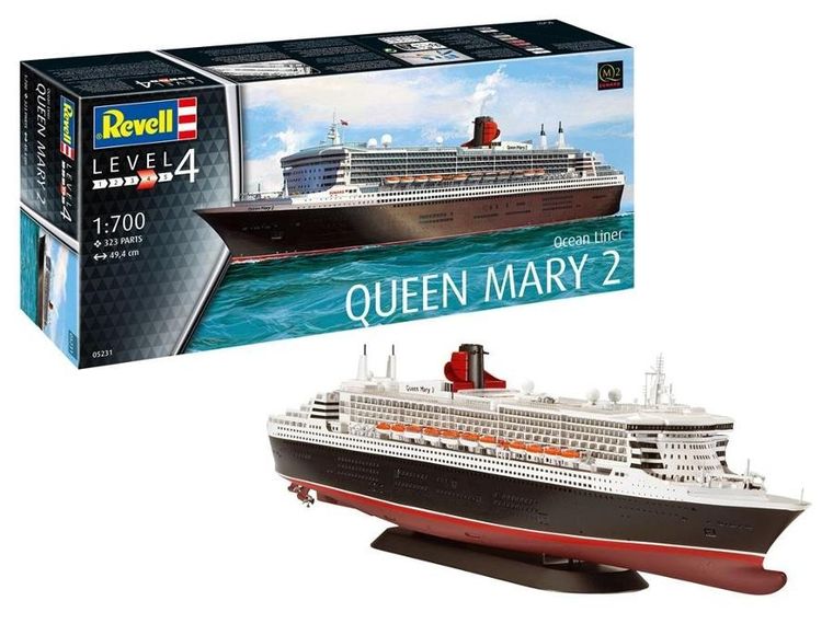 Revell, Statek pasażerski Queen Mary 2, model do sklejania