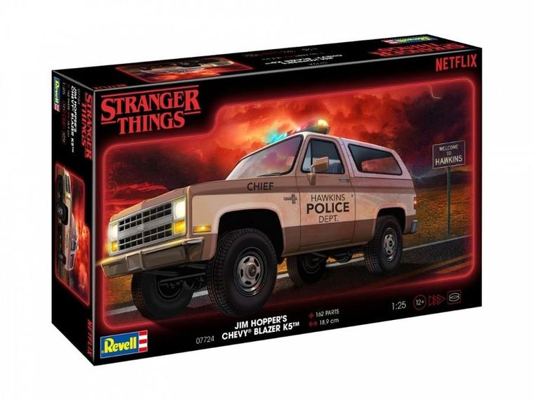 Revell, Stranger Things, Chevrolet K5 Blazer 1985, model pojazdu do sklejania, 1:25