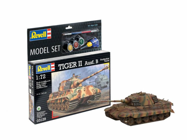 Revell, Tiger II Ausf. B, model do sklejania, 1:72