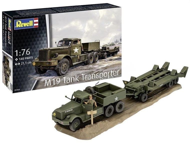 Revell, Transporter czołgów M19, model do sklejania