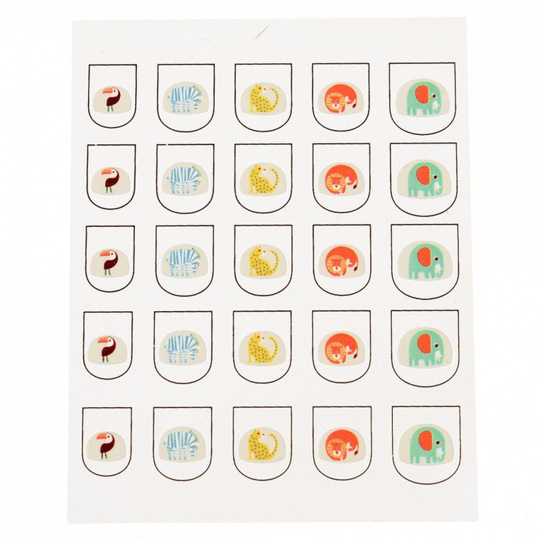 Rex London, Dzikie Zwierzęta, naklejki na paznokcie