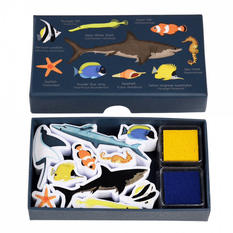 Rex London, Ocean, stempelki dla dzieci, 10 szt.