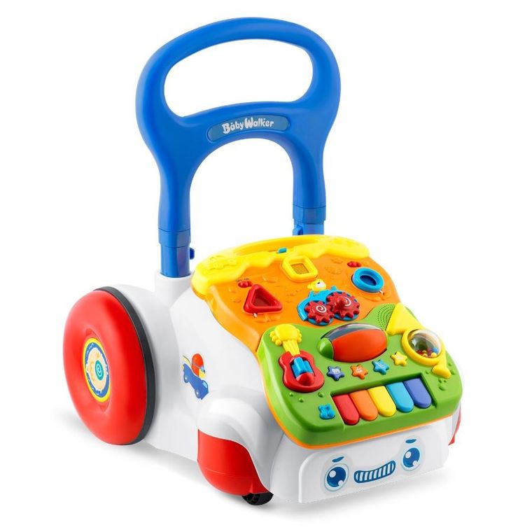 Ricokids, chodzik edukacyjny z muzyką 2w1, biały