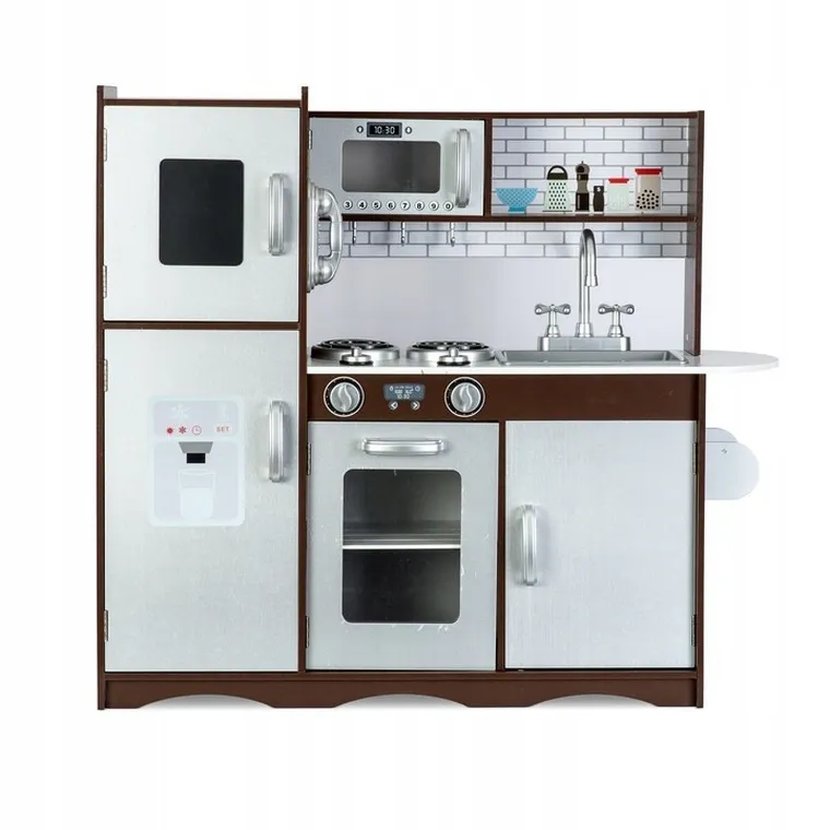 Ricokids, drewniana kuchnia do zabawy, 92-30-82,5 cm