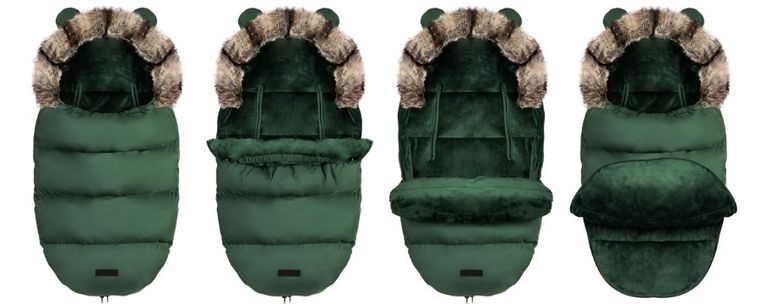 Ricokids, Elmi, śpiworek do wózka, 4w1, khaki