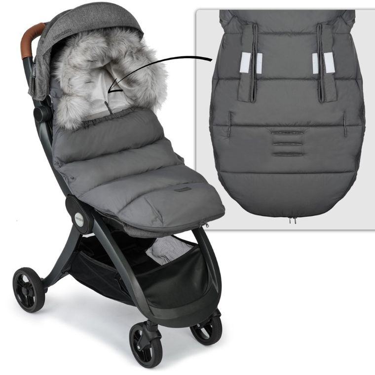 Ricokids, Elmi, śpiworek do wózka, szary