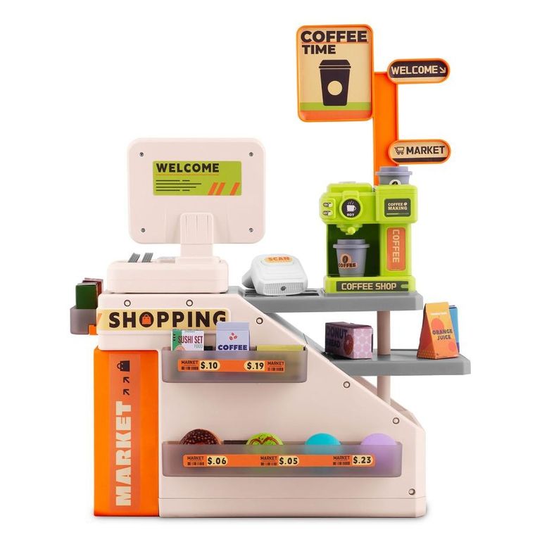 Ricokids, interaktywna kasa sklepowa, zestaw z akcesoriami