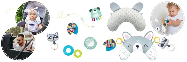 Ricokids, Królik, edukacyjna mata interaktywna, zabawki, szara