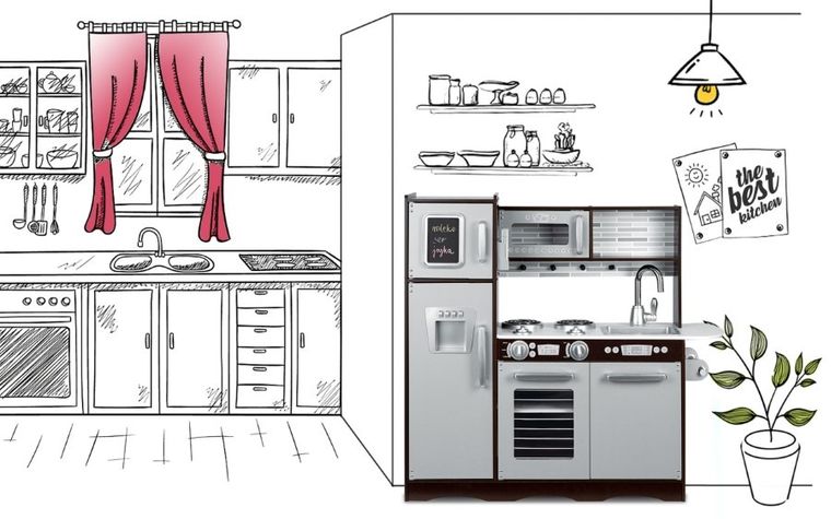 Ricokids, kuchnia drewniana dla dzieci