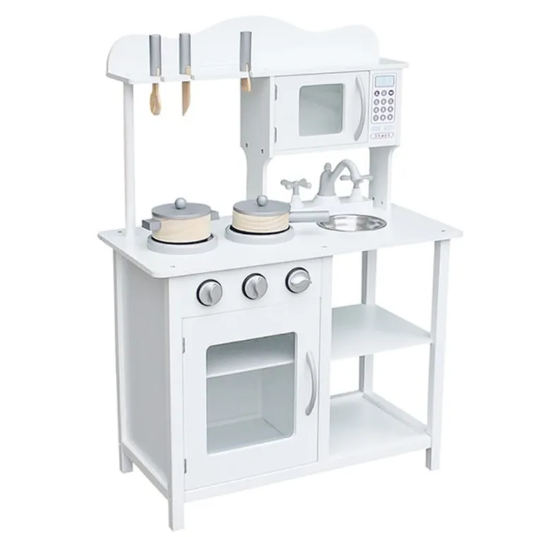Ricokids, kuchnia drewniana do zabawy, 60-30-85 cm