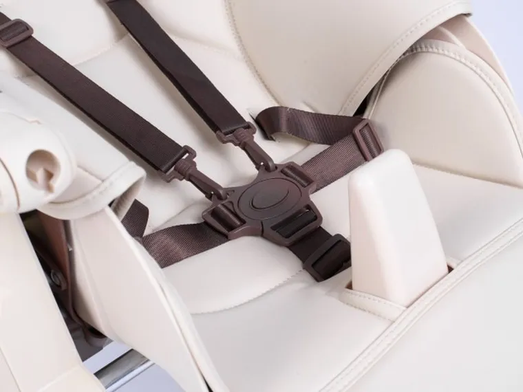 Ricokids, Lindo, krzesełko do karmienia i leżaczek, kremowe