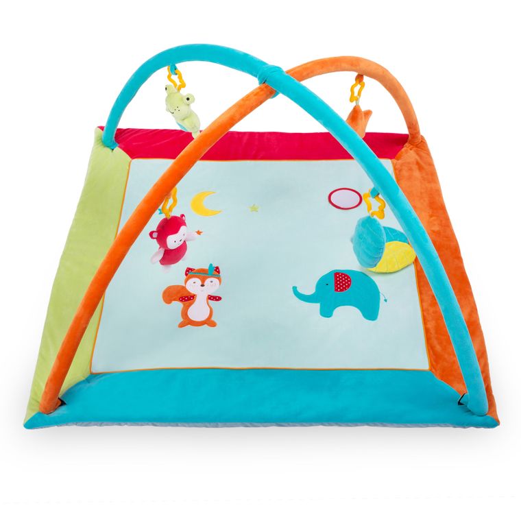 Ricokids, mata edukacyjna, interaktywna, Zwierzątka, kwadrat, 90-90-45 cm