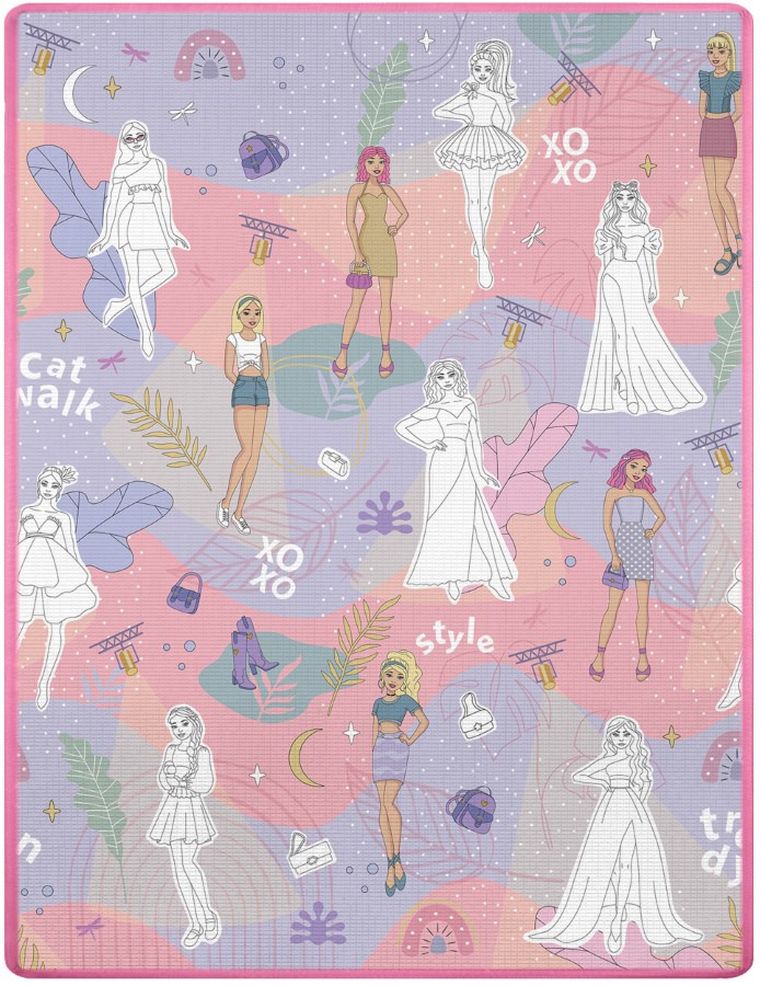 Ricokids, mata piankowa do kolorowania, 120-90-0,3 cm