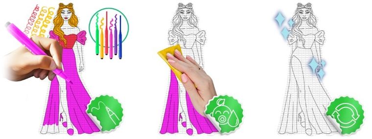 Ricokids, mata piankowa do kolorowania, 200-120-0,3 cm