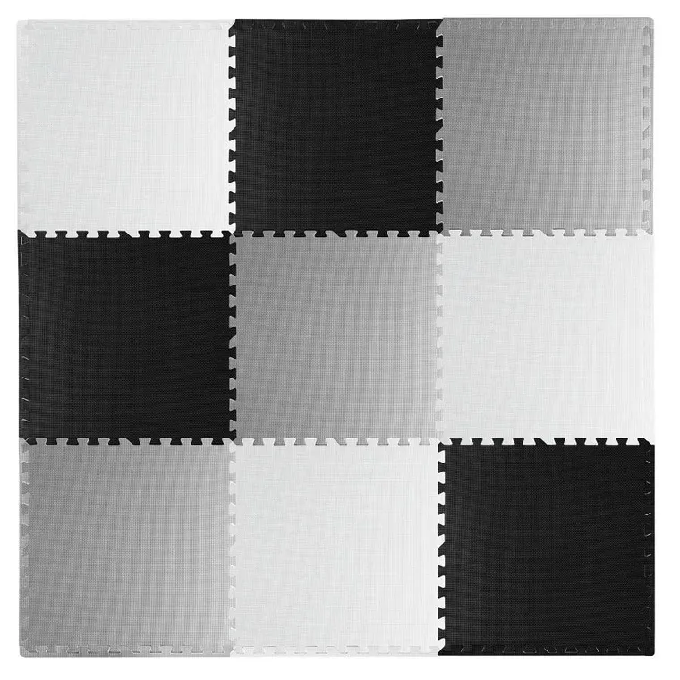 Ricokids, mata piankowa, puzzle, szachownica, 9 elementów, 180-180 cm