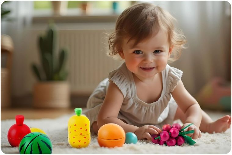 Ricokids, Owoce do krojenia na rzep, zabawka drewniana