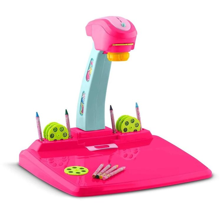 Ricokids, projektor do nauki rysowania, różowy