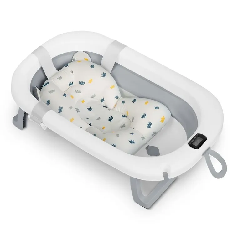 Ricokids, RK-287, wanienka składana z termometrem i wkładką, biało-szara