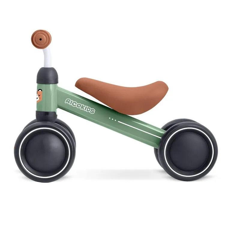 Ricokids, rowerek biegowy dla dzieci, trójkołowy, zielony
