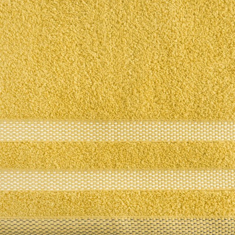 Riki, ręcznik z ozdobną bordiurą w pasy, 50-90 cm