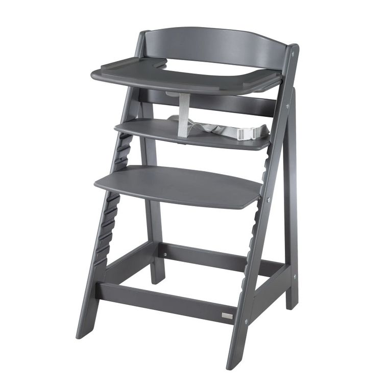 Roba, Sit Up Flex, tacka do krzesełka, drewniana, antracyt