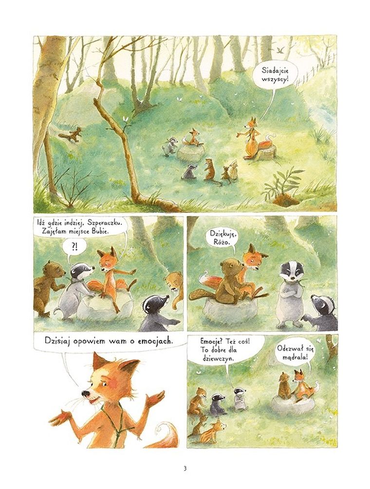 Rodzina Borsuków i Lisów przedstawia. Tom 1. Emocje