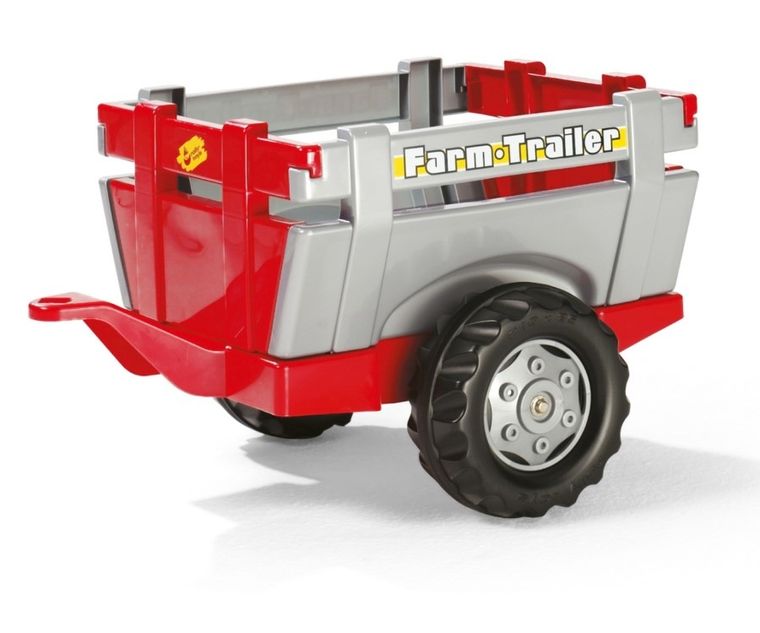 Rolly Toys, traktor Rolly Junior RT z przyczepą i łyżką, czerwony, 811397