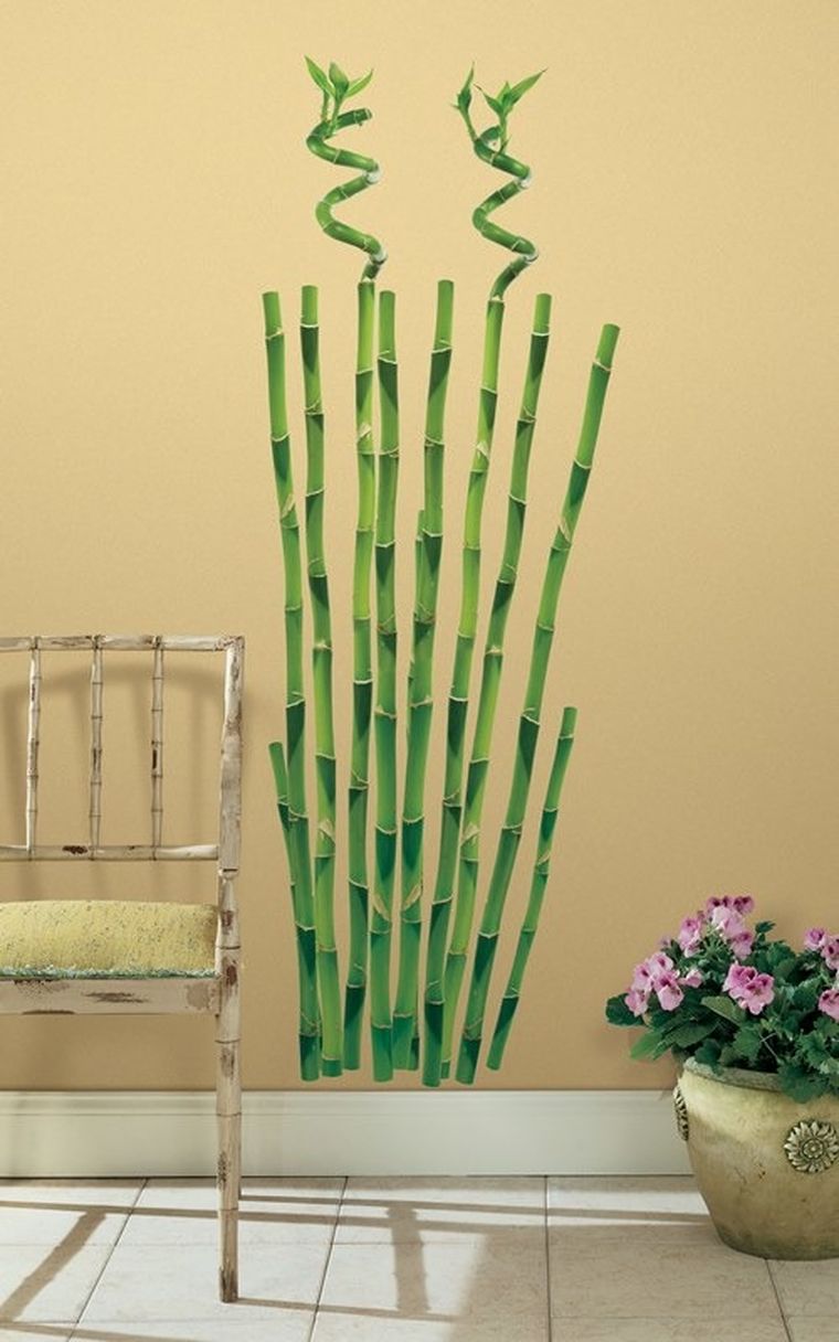 RoomMates, Bambus, Naklejki wielokrotnego użytku