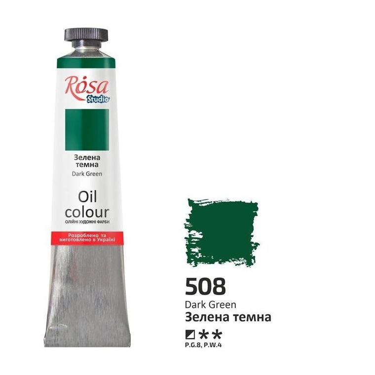 Rosa, farba olejna, deep green 508, 45 ml