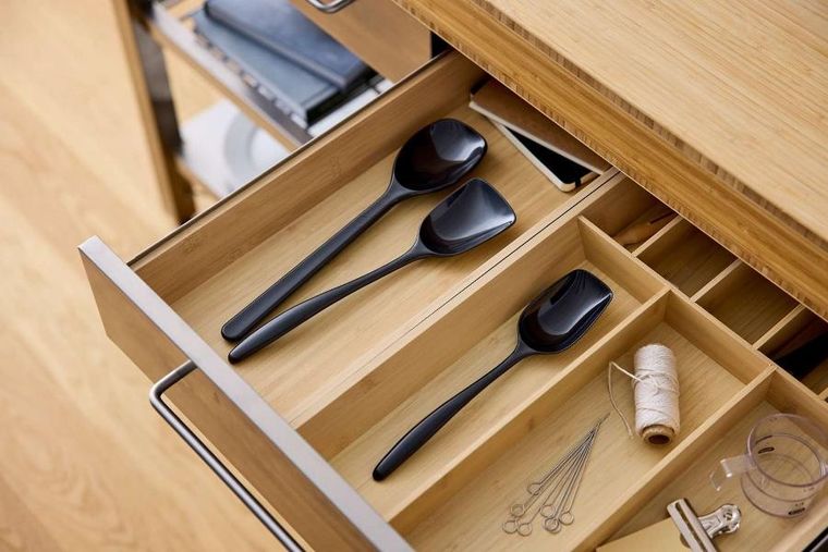 Rosti, Carbon Black, łyżki kuchenne, 3 szt., 30130