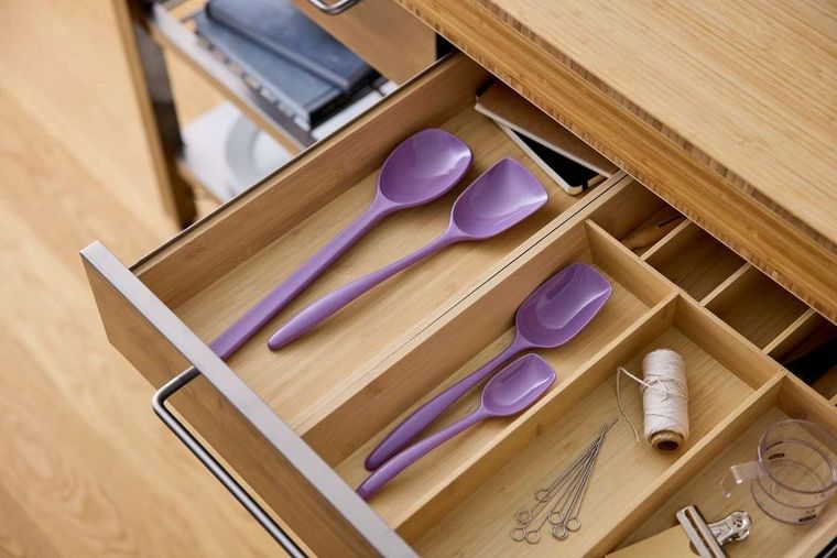 Rosti, łyżki kuchenne, lawendowe, 4 szt., 30123