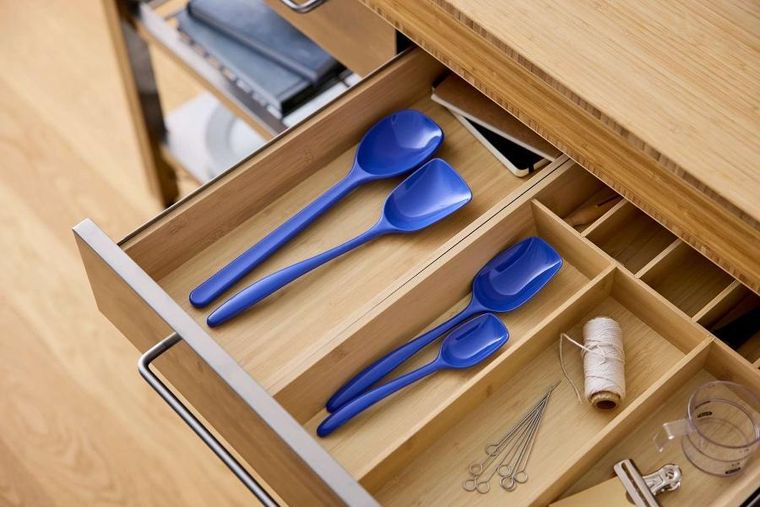 Rosti, łyżki kuchenne, niebieskie, 4 szt., 30121