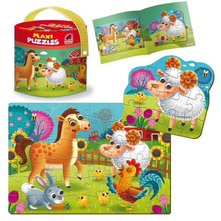 Roter Kafer, Farma, maxi puzzle 2w1
