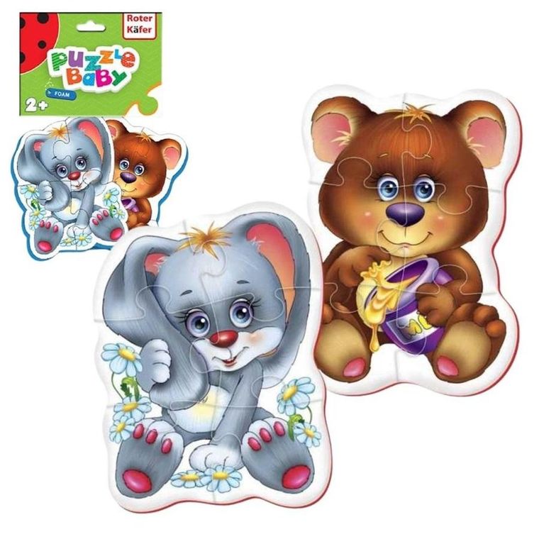 Roter Kafer, Królik i niedźwiedź, piankowe puzzle