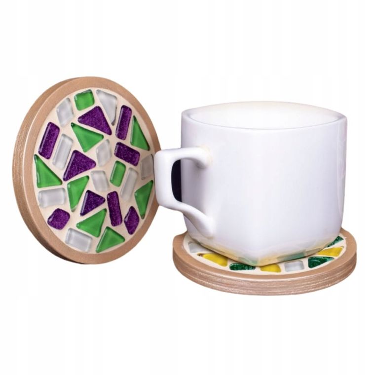 Roter Kafer, Mozaika, okrągła podstawka pod kubek, zestaw kreatywny