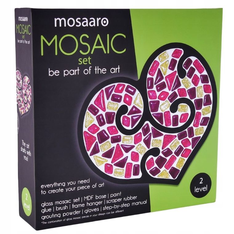 Roter Kafer, Mozaika, serce, zestaw kreatywny